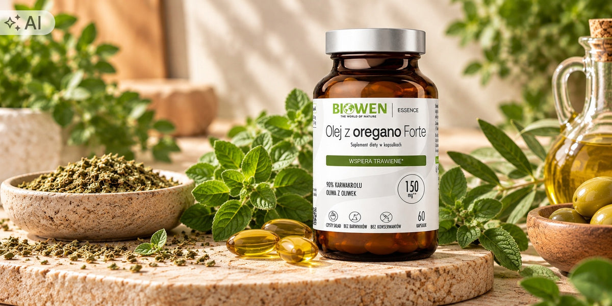Biowen Olej z Oregano Forte 60 kapsułek