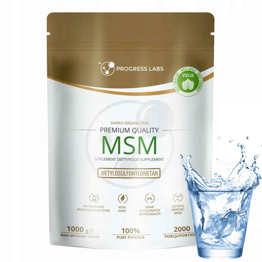 MSM Progress Labs 1 kg – wsparcie stawów, skóry i włosów