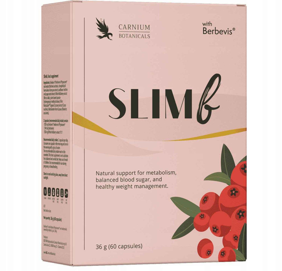 Carnium Botanicals SlimB 60 kaps