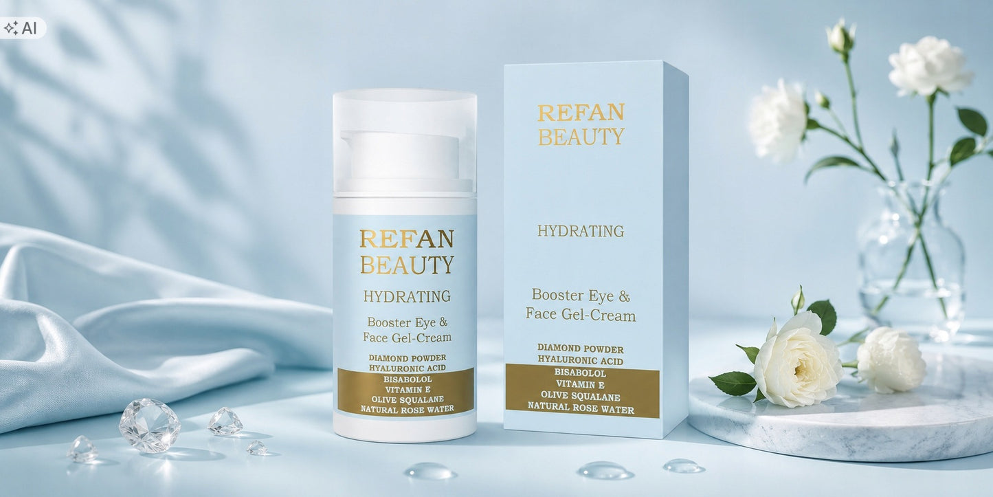 REFAN Booster Krem Żel pod Oczy i do Twarzy HYDRATING 50 ml