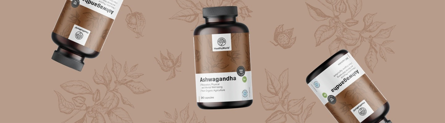 Healthy World Ashwagandha 500 mg 240 kapsułek