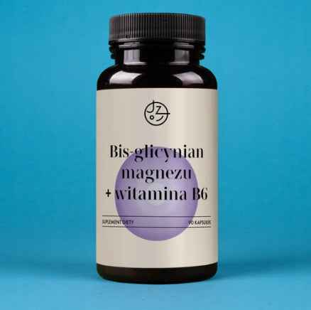 Jemy Zdrowo Bisglcynian Magnezu + Witamina B6