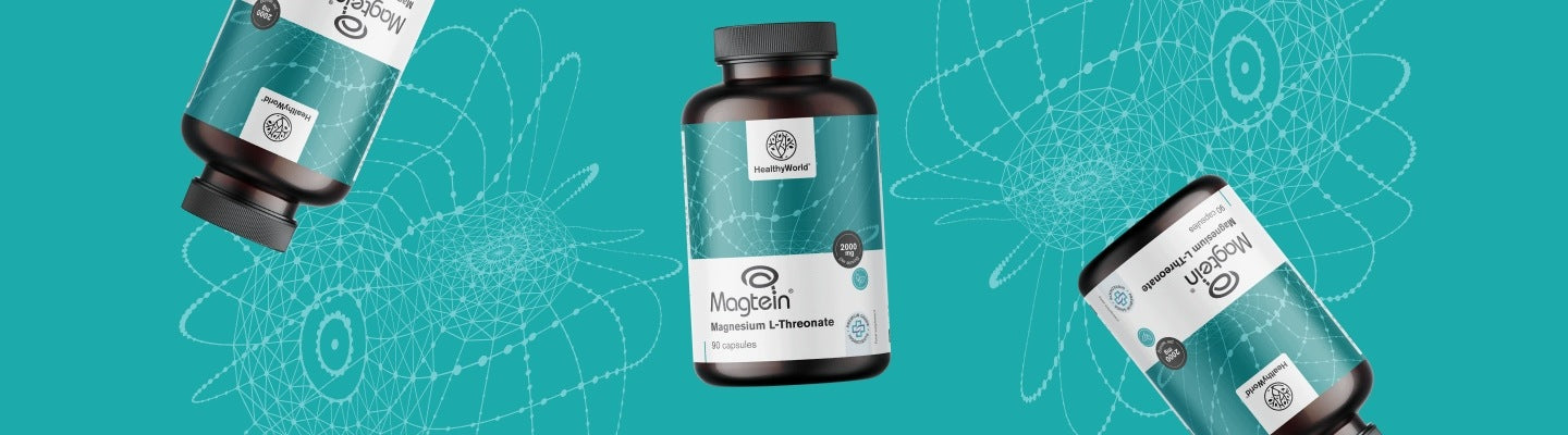 Healthy World L-treonian magnezu Magtein 90 kapsułek