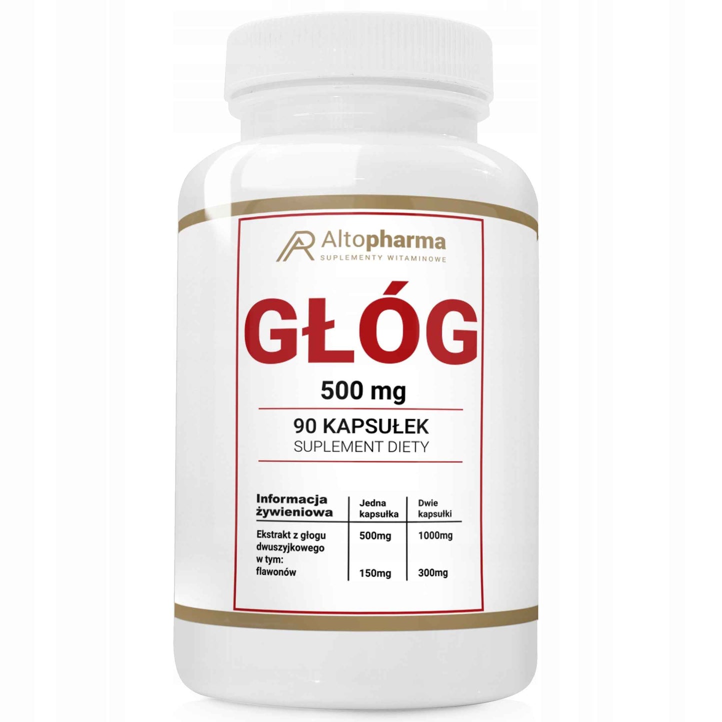 Głóg Alto Pharm 90 kaps – wsparcie serca i układu krążenia