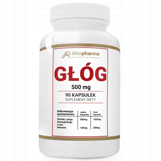 Głóg Alto Pharm 90 kaps – wsparcie serca i układu krążenia