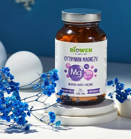 Biowen Cytrynian magnezu z B6 100 kaps.