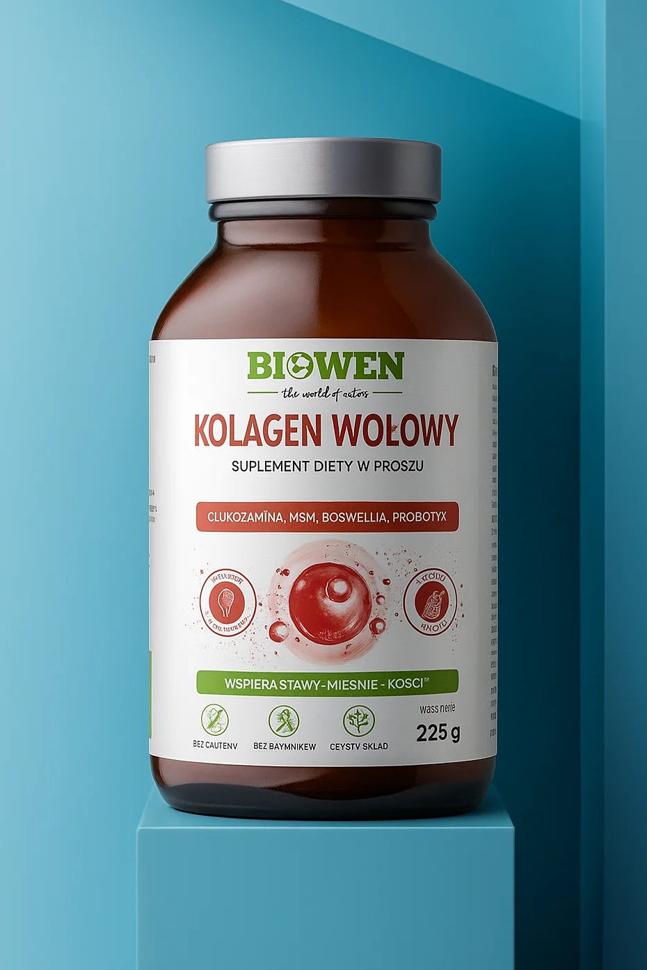 Biowen Kolagen Wołowy 225 g