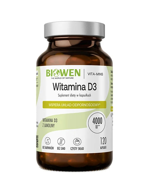 Biowen Witamina D3 4000 120 KAPS