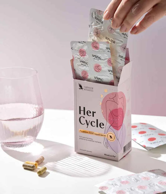Her Cycle Carnium Botanicals 28 kapsułek – wsparcie cyklu kobiety