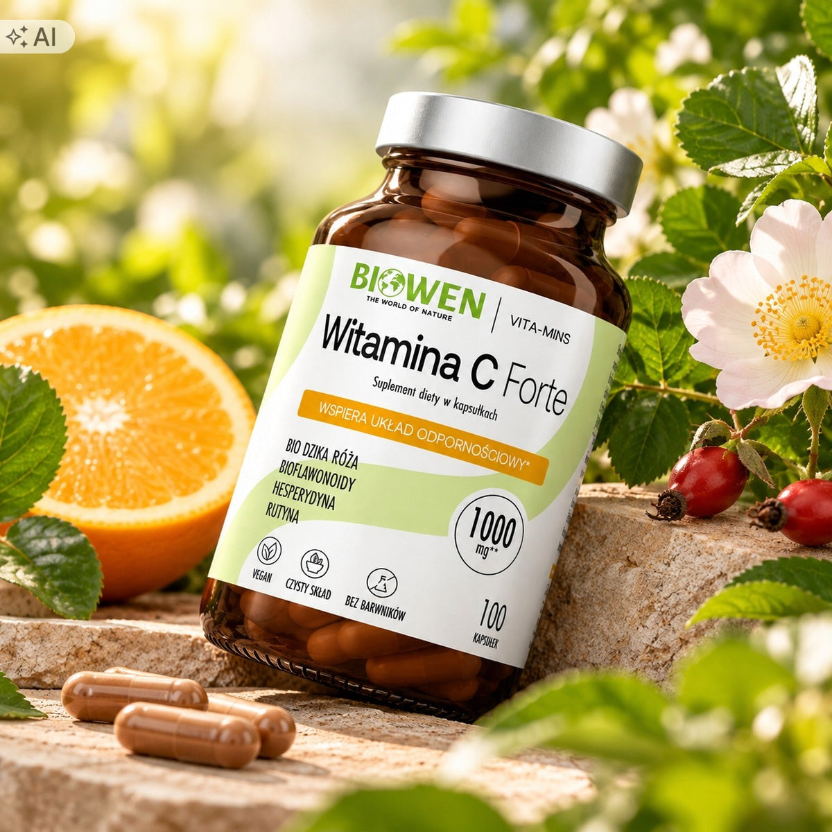 Biowen Witamina C Forte 100 kapsułek