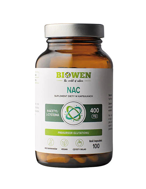 NAC 400mg Biowen – kapsułki VEGE 100 szt.