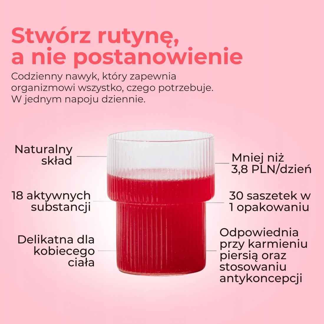 Vellena Napój Malinowy 30 saszetek