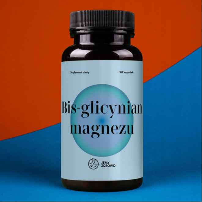 Jemy Zdrowo Bisglcynian Magnezu 90 kapsułek
