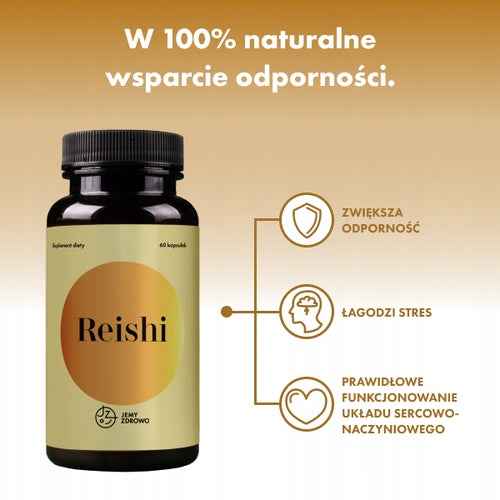 Jemy Zdrowo Reishi Adaptogen 60 kapsułek