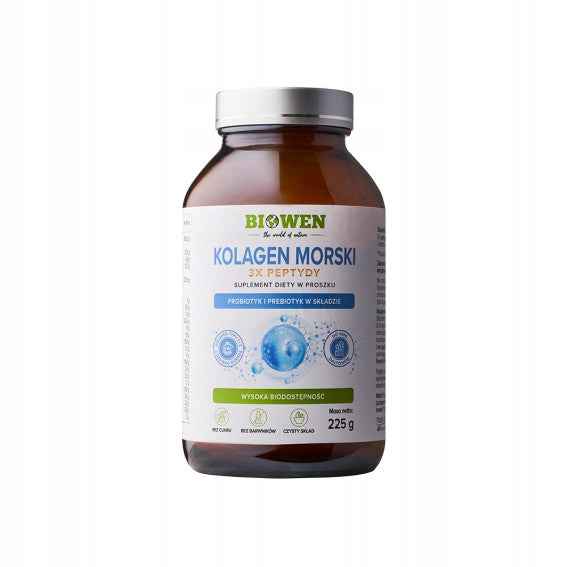 Biowen Kolagen Morski 3 X Peptydy 225g