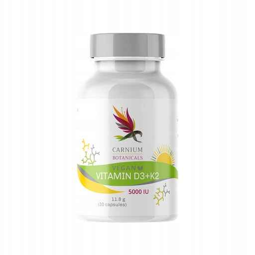 Carnium Botanicals WITAMINA D3 5000 u +K2 30kaps