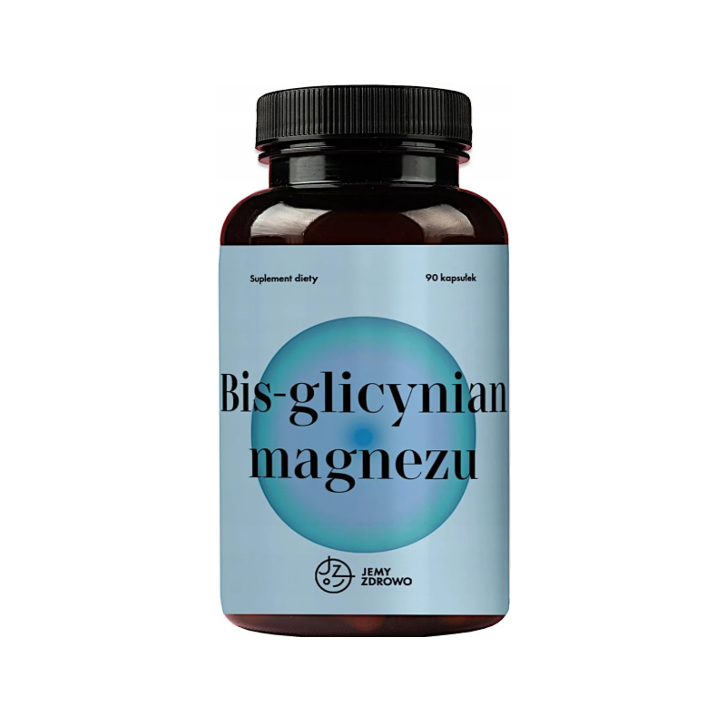 Jemy Zdrowo Bisglcynian Magnezu 90 kapsułek