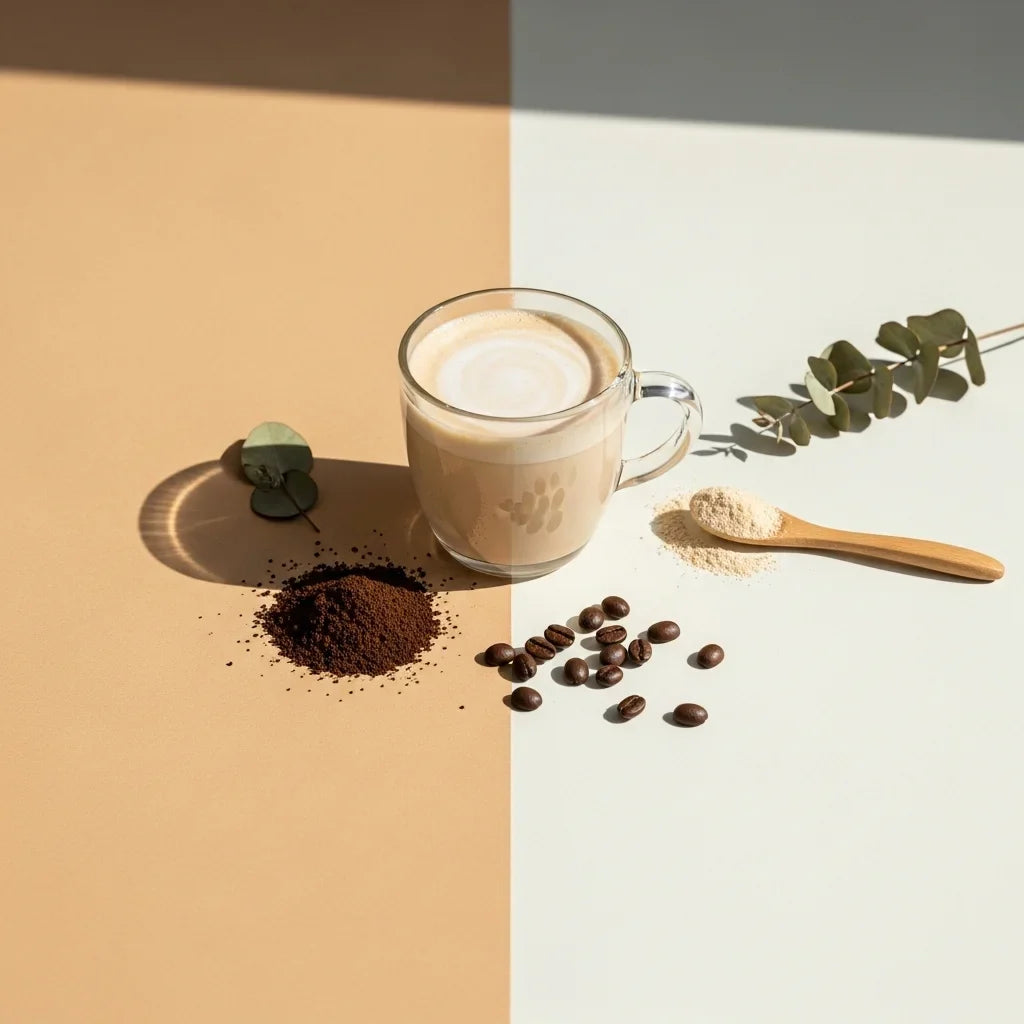 Kawy i roślinne latte