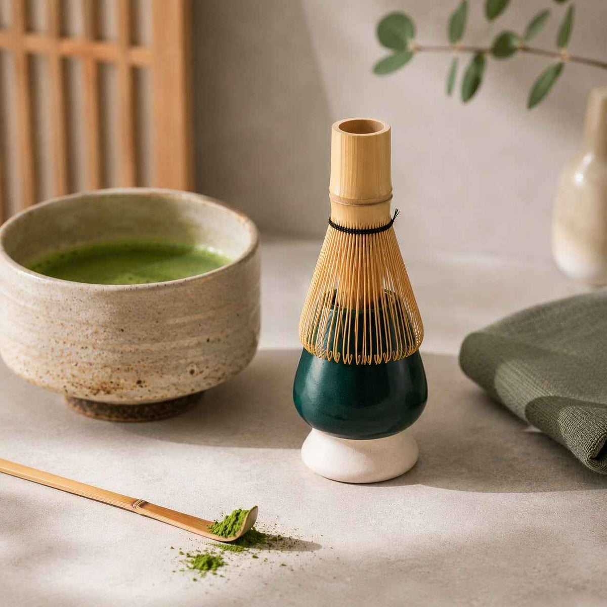 Akcesoria do Matchy Stojak do Chasen Kusenaoshi Mori