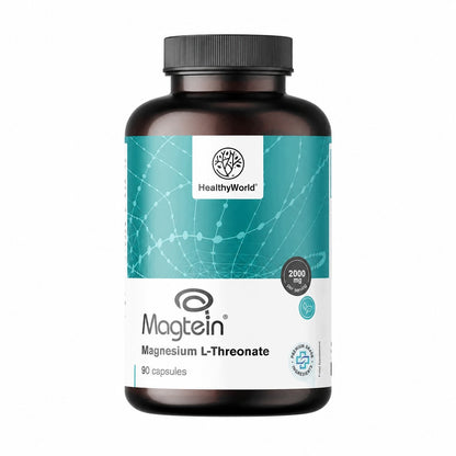 Healthy World L-treonian magnezu Magtein 90 kapsułek