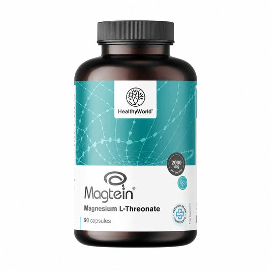 Healthy World L-treonian magnezu Magtein 90 kapsułek