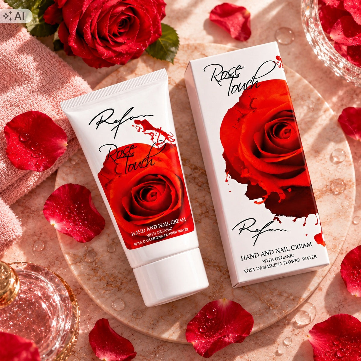REFAN Krem do paznokci i rąk Rose Touch 75 ml