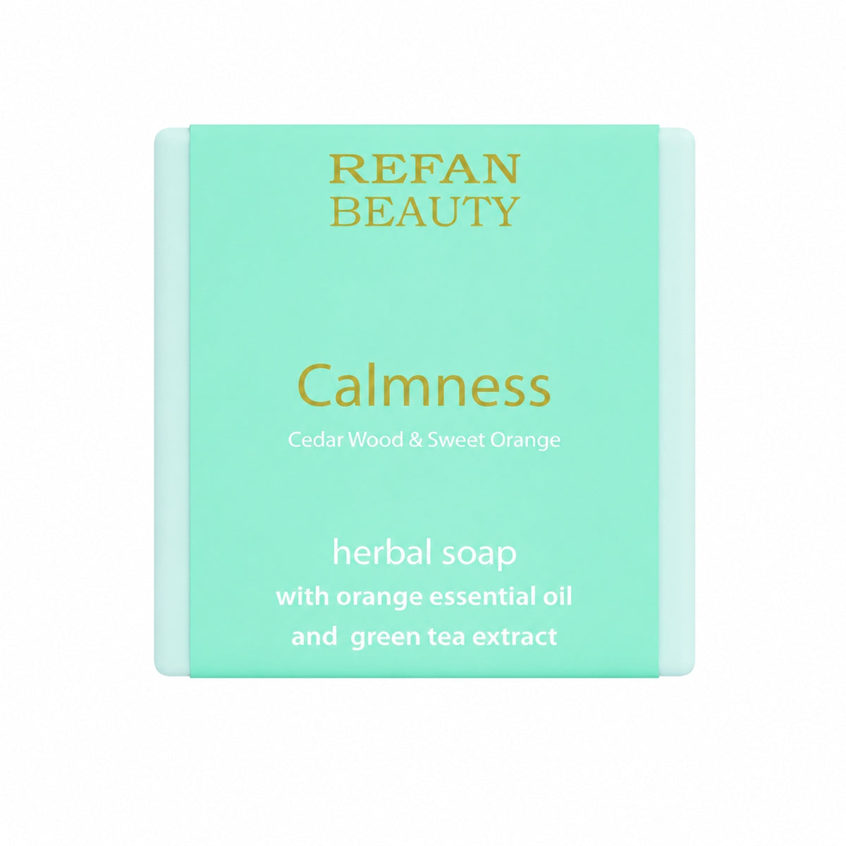 REFAN Mydło w kostce Calmness Cedr Pomarańcza  120 g