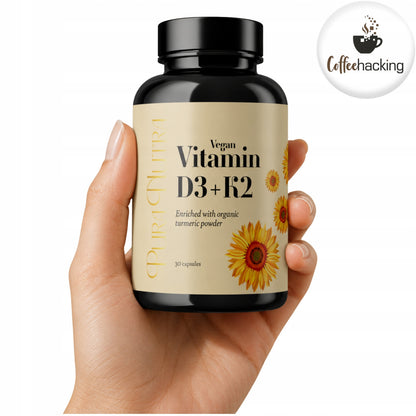 Pura Nutra Vegan Witamin D3+K2 30 kapsułek