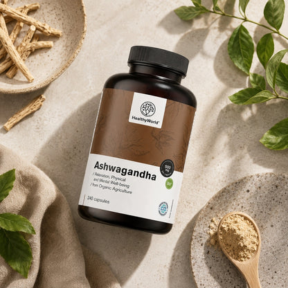 Healthy World Ashwagandha 500 mg  240 kapsułek