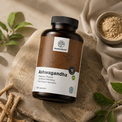 Healthy World Ashwagandha 500 mg  240 kapsułek