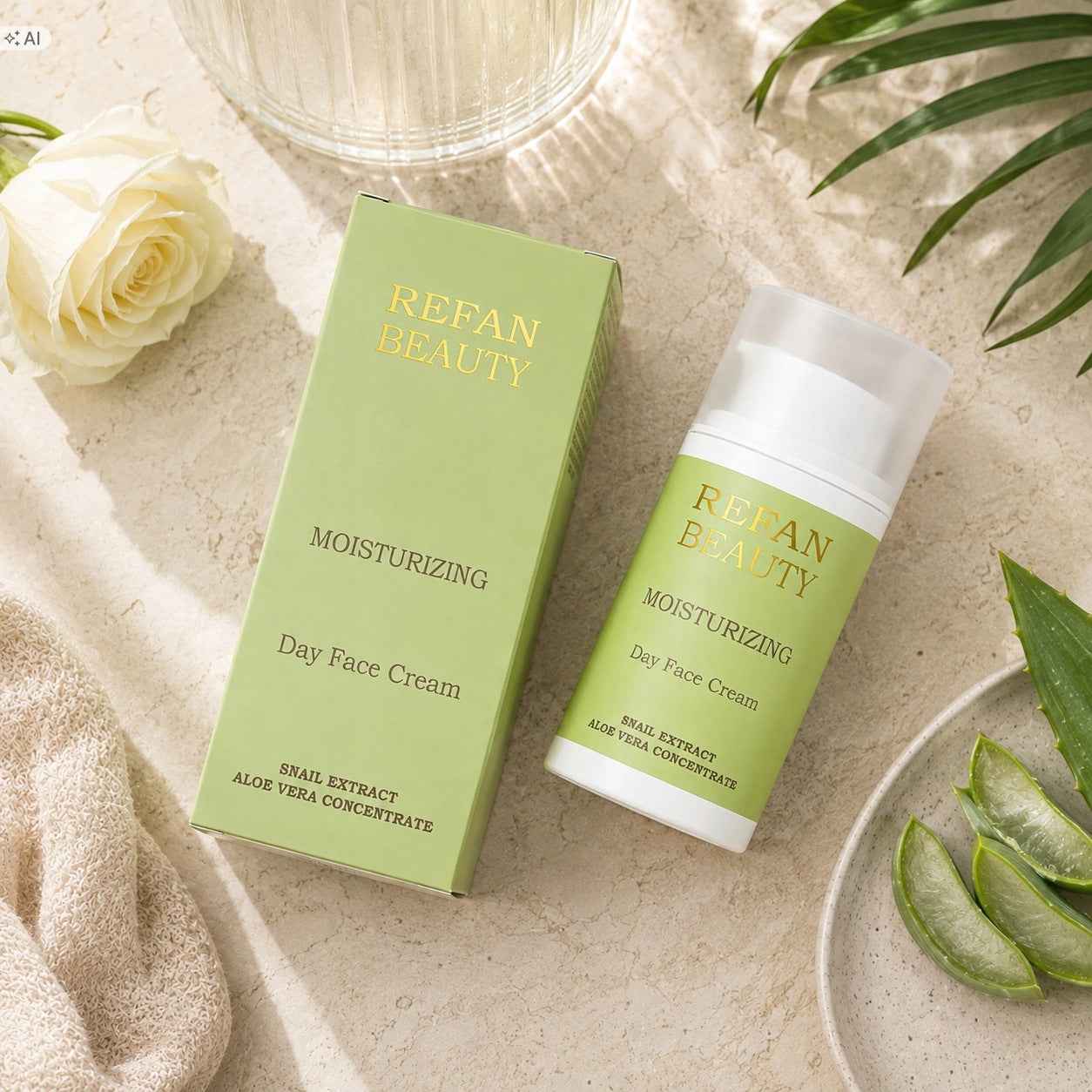 REFAN Krem do Twarzy na Dzień MOISTURIZING  50 ml
