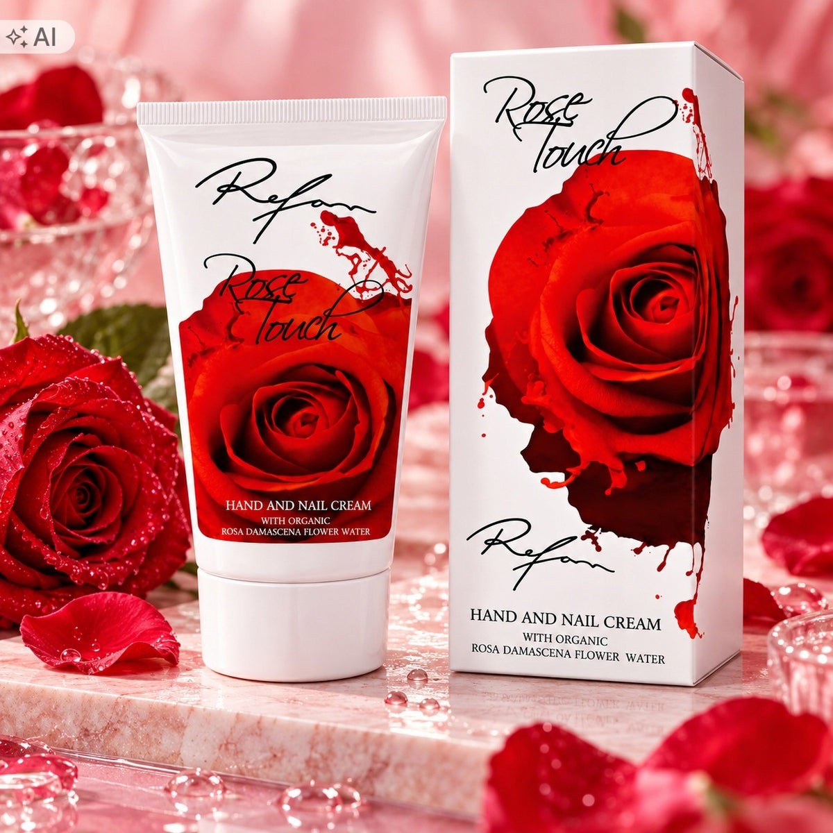 REFAN Krem do paznokci i rąk Rose Touch 75 ml
