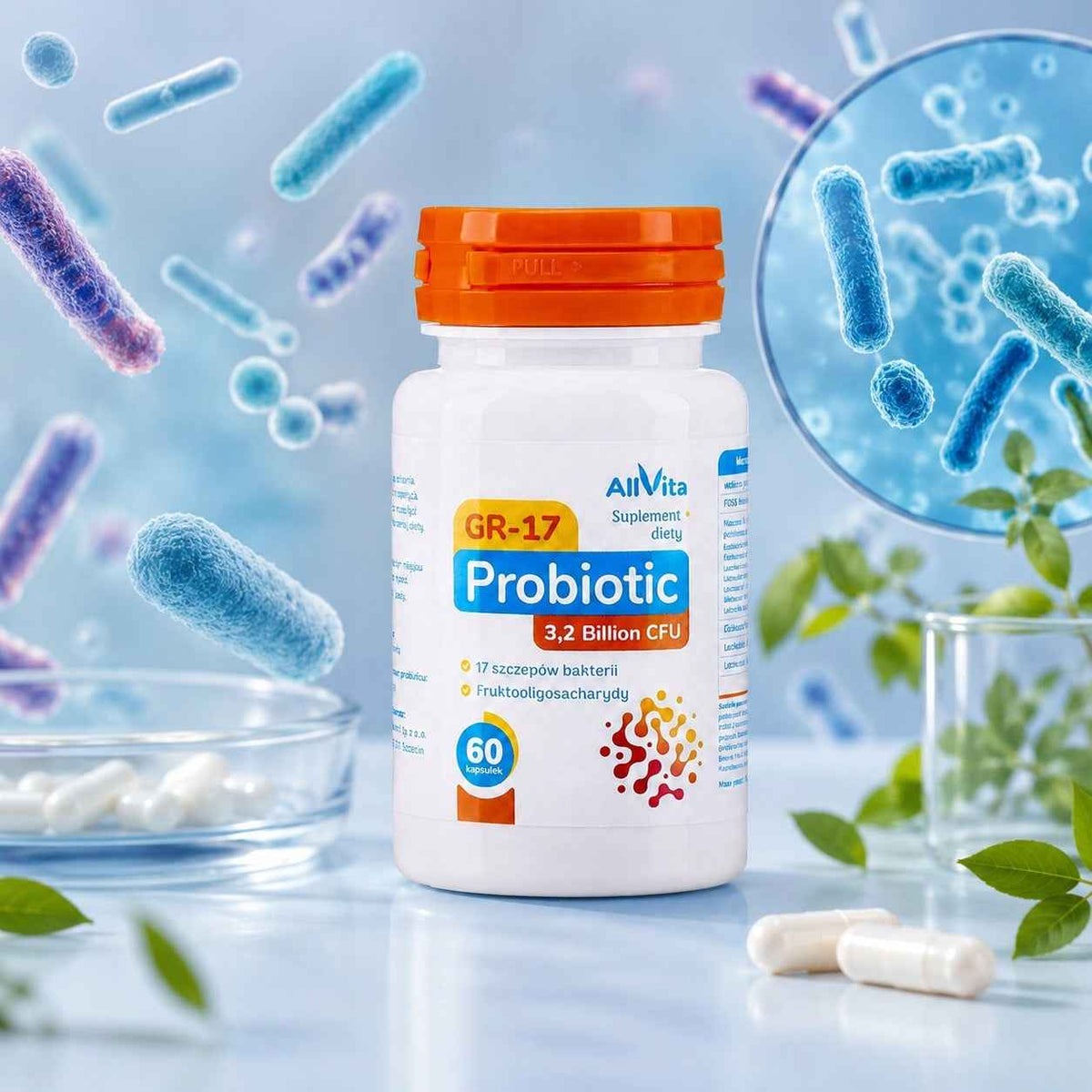 AllVita Gr-17 Probiotyk 60 kapsułek