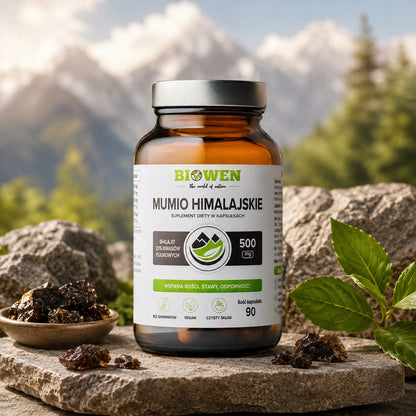 Biowen Mumio Himalajskie Shilajit 500 mg 90 kapsułek