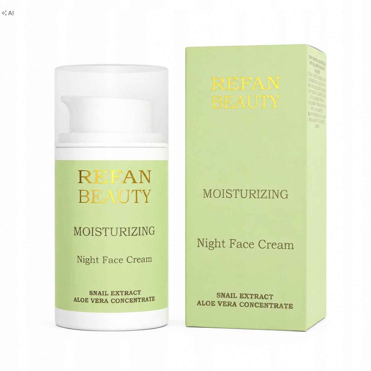 REFAN Krem do Twarzy na Noc MOISTURIZING 50 ml