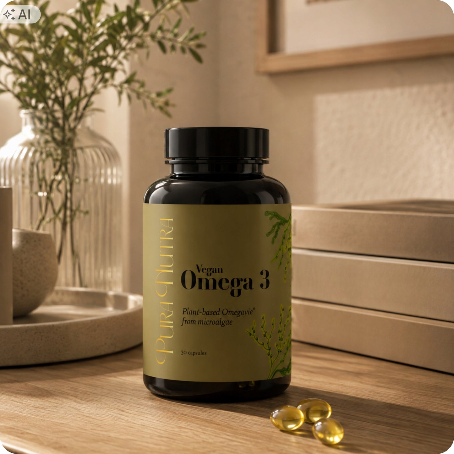 Pura Nutra Vgean Omega 3 30 kapsułek