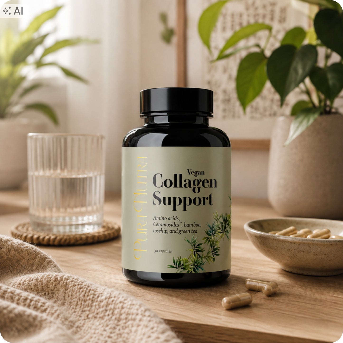 Pura Nutra Vegan Collagen Support 30 kapsułek