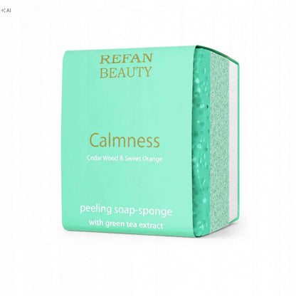 REFAN Gąbka-Mydło Calmness Cedr Pomarańcza  75 g