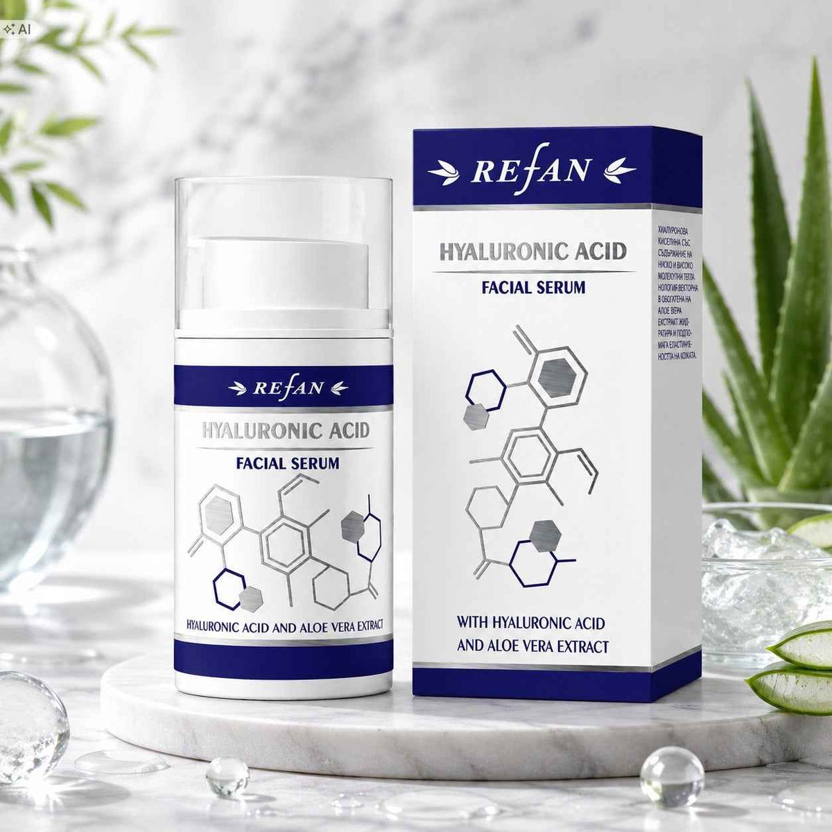 REFAN Serum do Twarzy HYALURONIC ACID 50 ml
