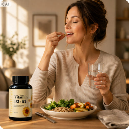 Pura Nutra Vegan Witamin D3+K2 30 kapsułek