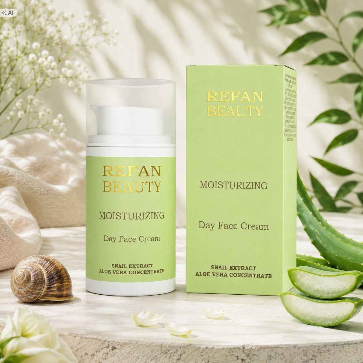REFAN Krem do Twarzy na Dzień MOISTURIZING  50 ml