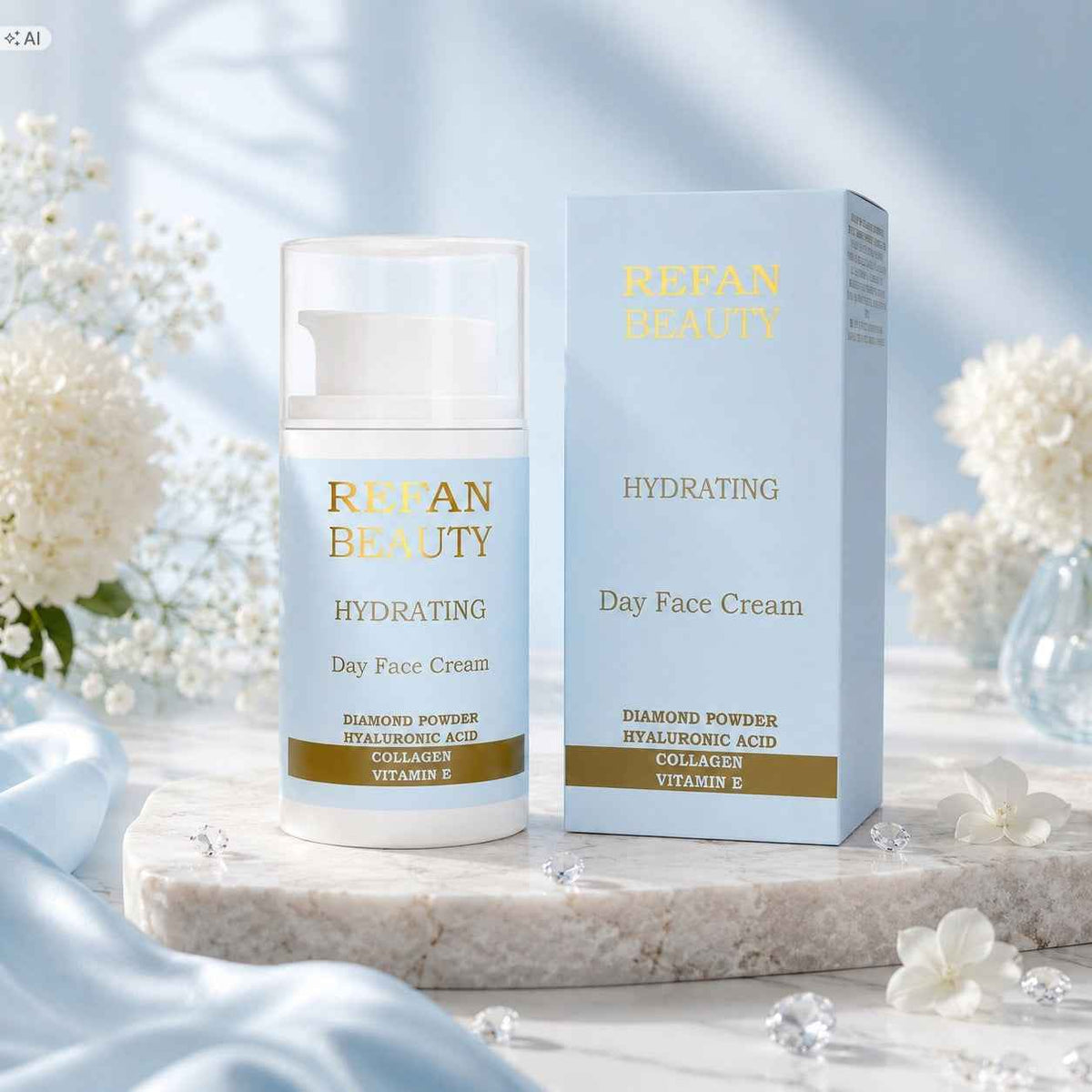 REFAN Krem do Twarzy na Dzień HYDRATING 50 ml