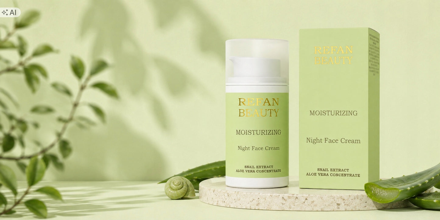 REFAN Krem do Twarzy na Noc MOISTURIZING 50 ml
