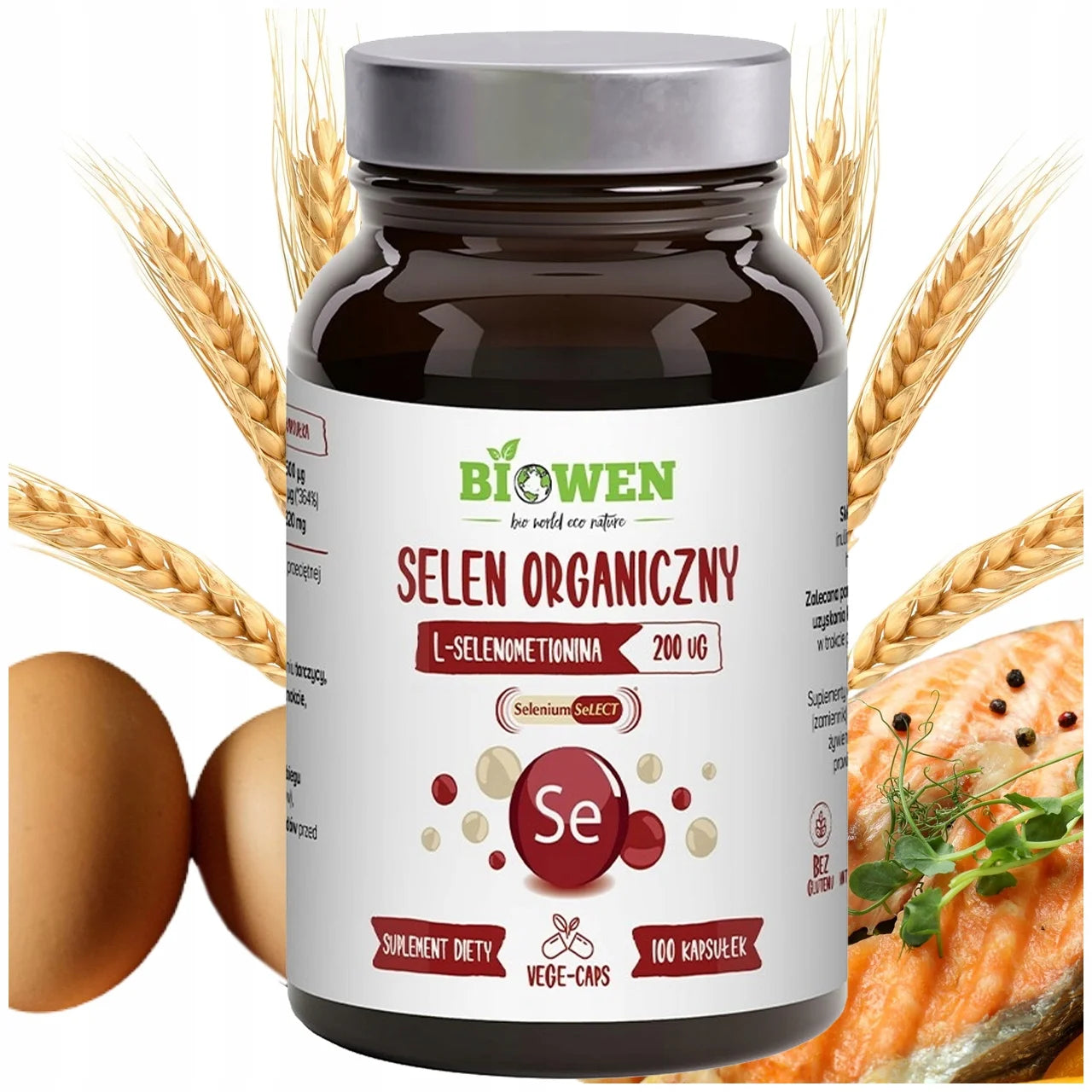 Biowen Selen Organiczny 100 kapsułek