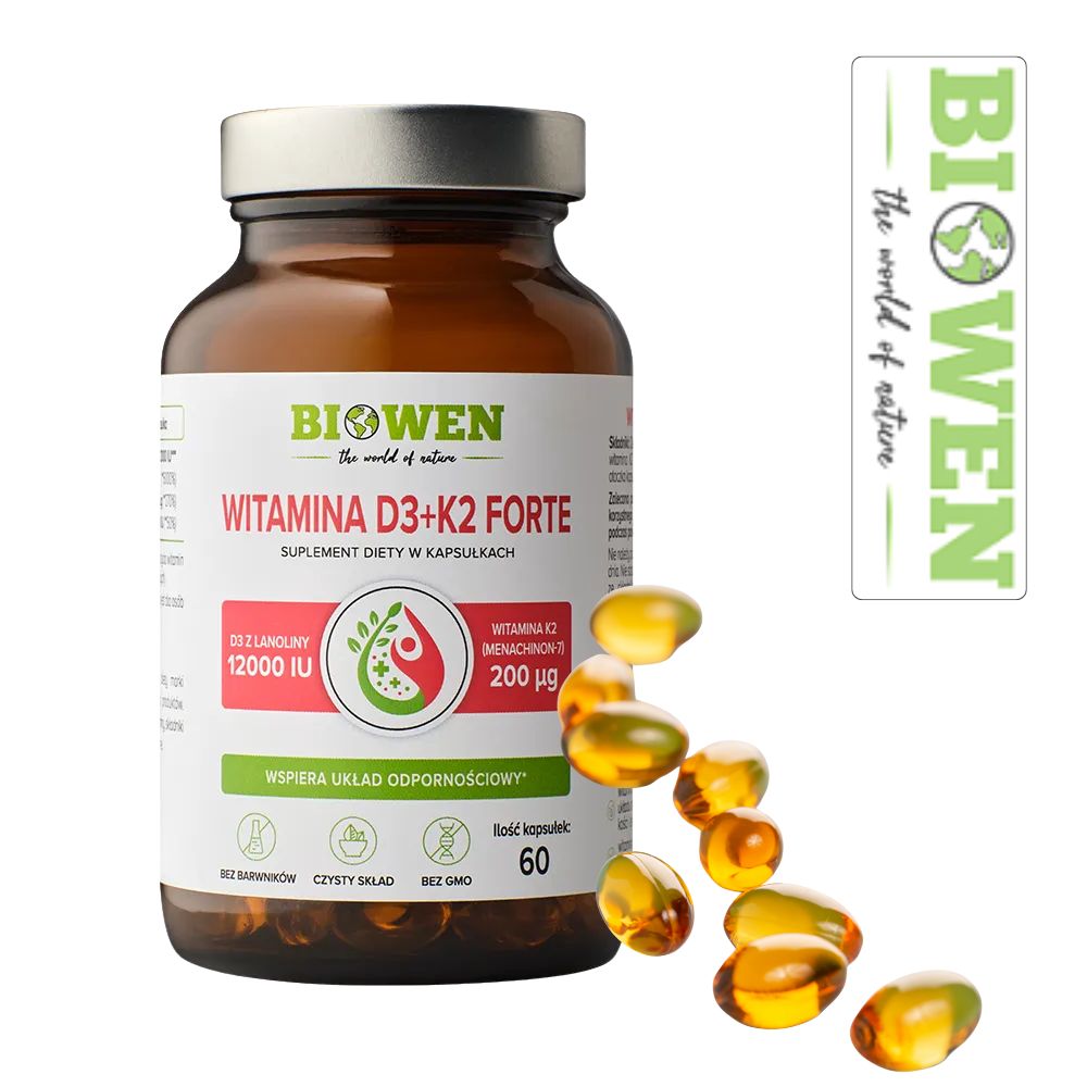 Biowen Witamina D3+K2 90 kapsułek