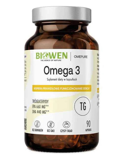 Biowen Omega 3 Forte 90 kapsułek