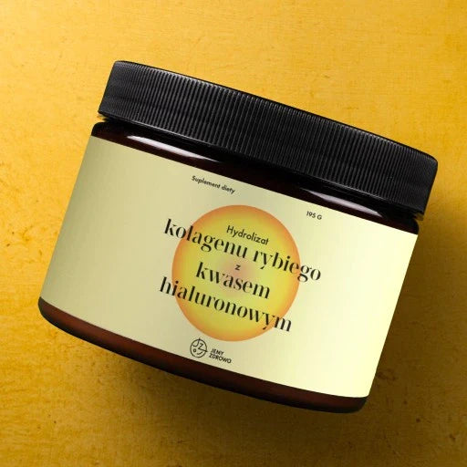 Jemy Zdrowo Kolagen Rybi + kwas Hialuronowy 195g
