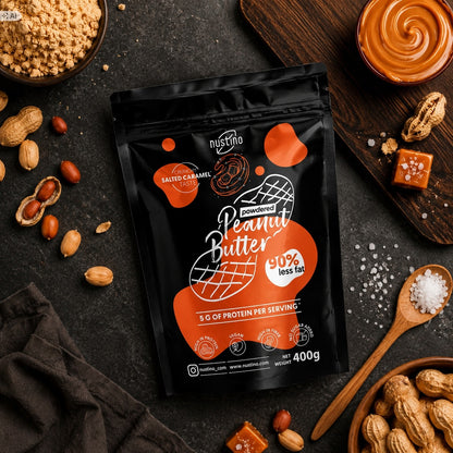 Nustino Masło Orzechowe w Proszku Słony Karmel 400 g