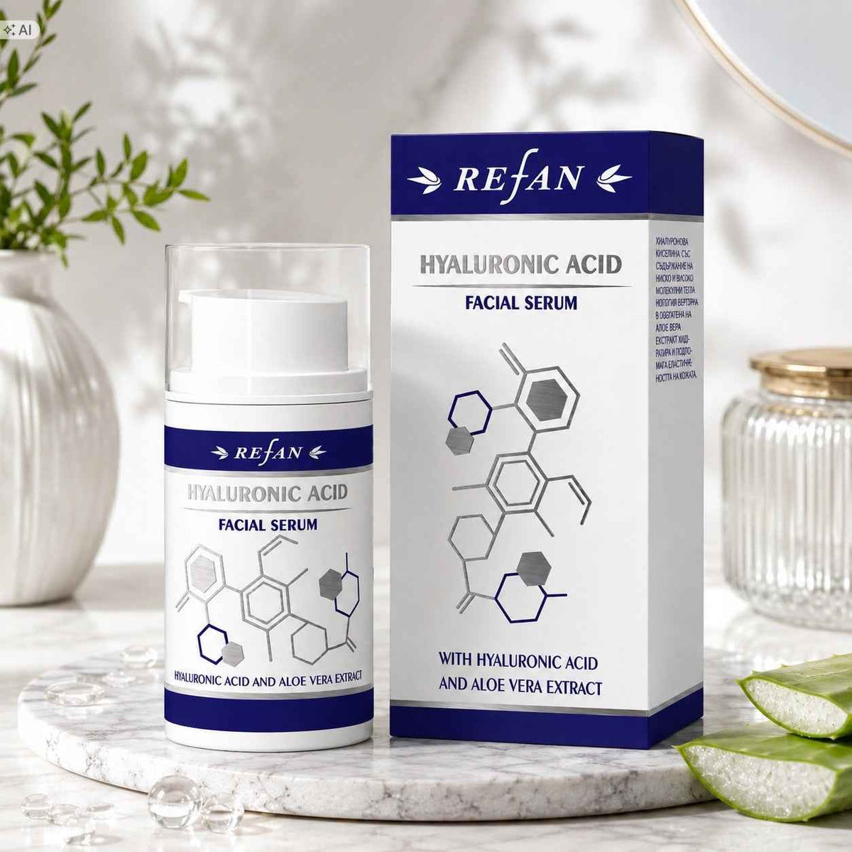 REFAN Serum do Twarzy HYALURONIC ACID 50 ml