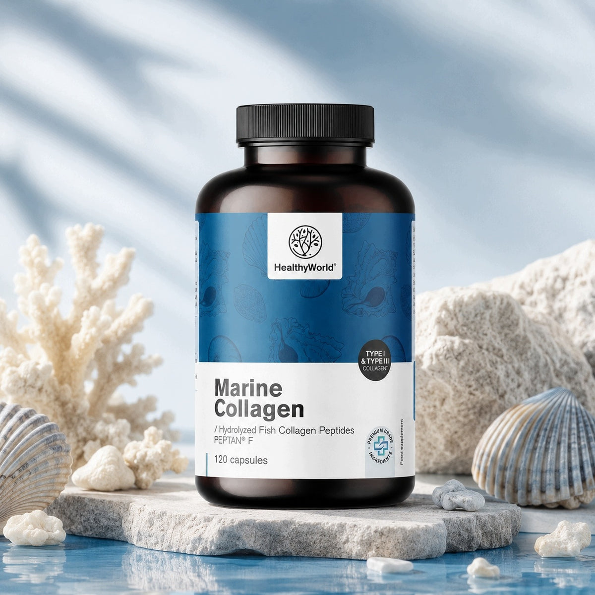 Healthy World Kolagen Morski 120 kapsułek